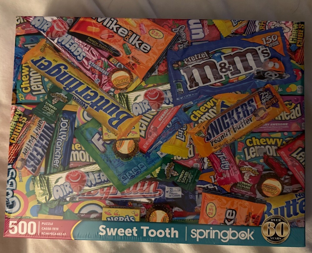 Springbok Sweet Tooth Jigsaw Puzzle ~ 500 Pieces ~ New In Box